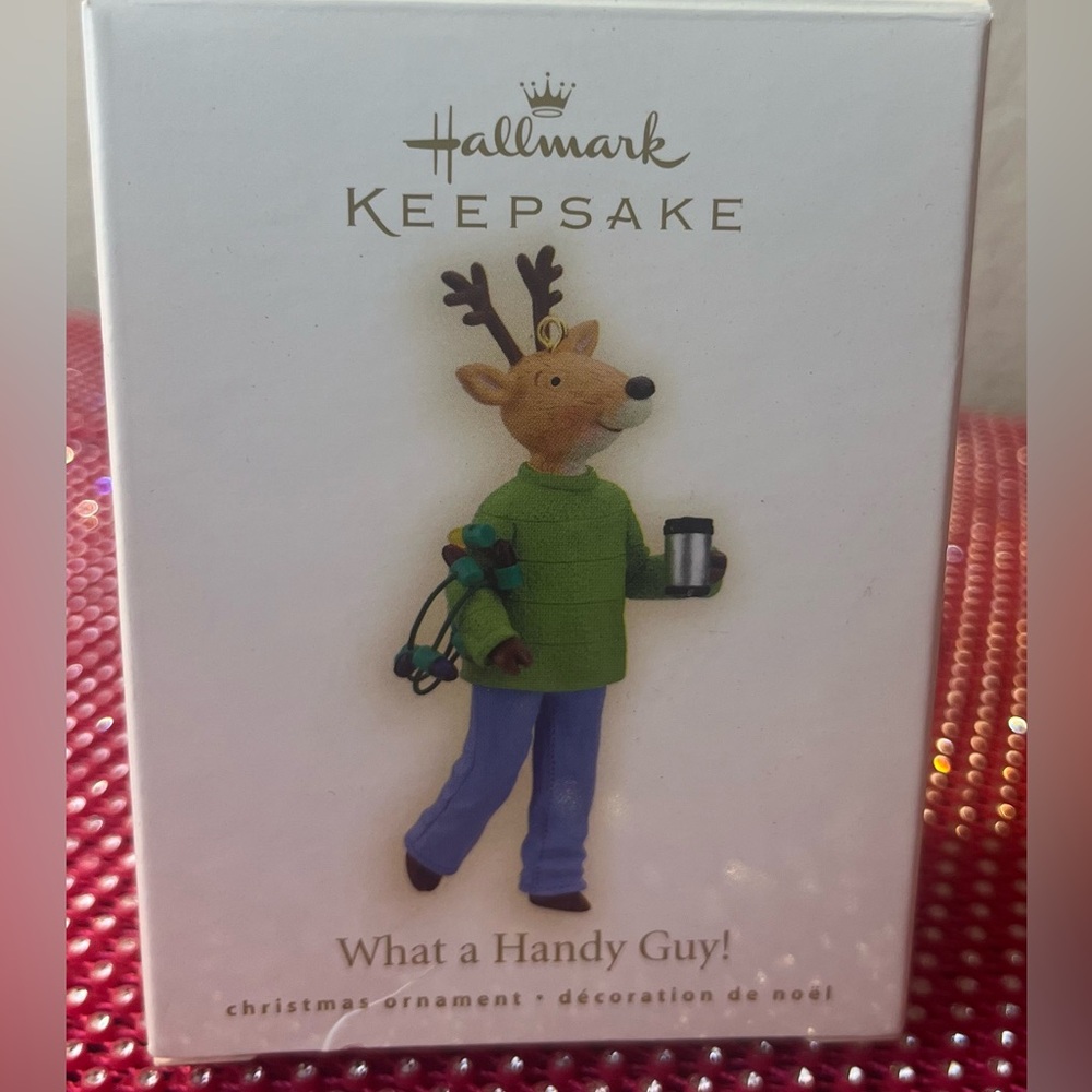 Hallmark Keepsake Christmas Ornament What a Handy Guy! Handyman Gift! NEW